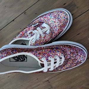 Glitter Classic Vans, 7.5